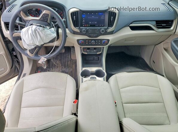 3GKALXEG4PL114644 2023 GMC TERRAIN Серебряный Вид панели приборов