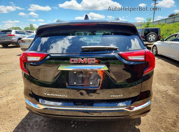 3GKALXEG5PL153260 2023 GMC TERRAIN Black Հետևի տեսք