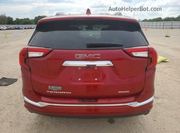 3GKALXEG9PL196211 2023 GMC TERRAIN Red Vista trasera