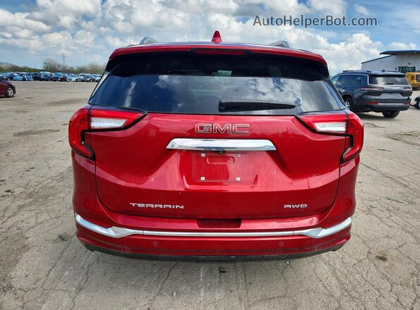 3GKALXEGXPL141587 2023 GMC TERRAIN Red უკანა ხედი