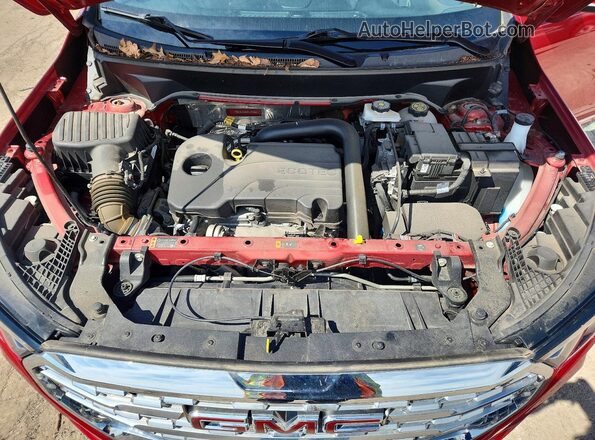 3GKALXEGXPL141587 2023 GMC TERRAIN Red ძრავის განყოფილების ხედი