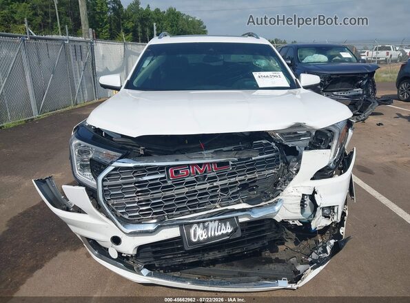 3GKALXEV0NL155381 2022 GMC TERRAIN White Вид панелі приладів