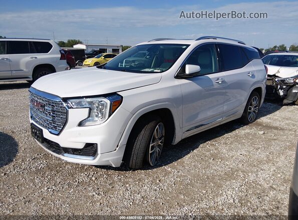 3GKALXEV2NL165197 2022 GMC TERRAIN White წინა მარცხენა ხედი სამი მეოთხედიდან
