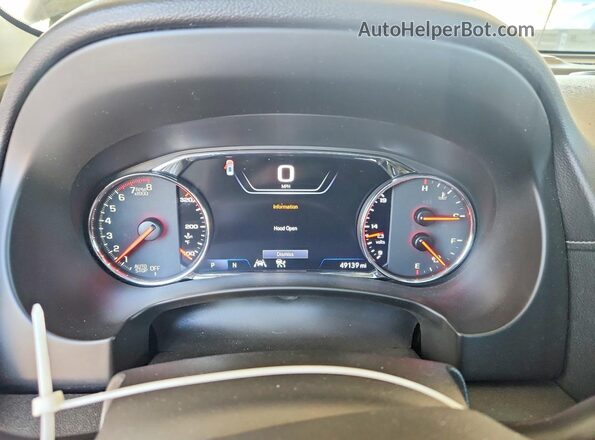 3GKALXEV2NL189127 2022 GMC TERRAIN Black Вид щитка приладів