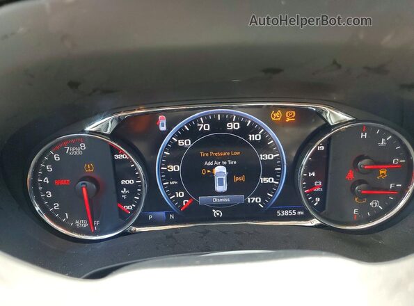 3GKALXEV2NL301201 2022 GMC TERRAIN Black Widok zestawu wskaźników