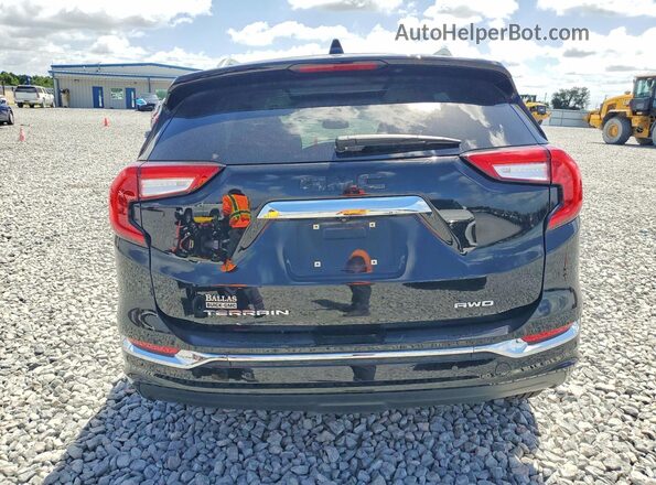3GKALXEV2NL301201 2022 GMC TERRAIN Black Widok z tyłu