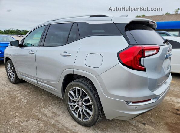3GKALXEV5NL255069 2022 GMC TERRAIN Silver Trasero izquierdo