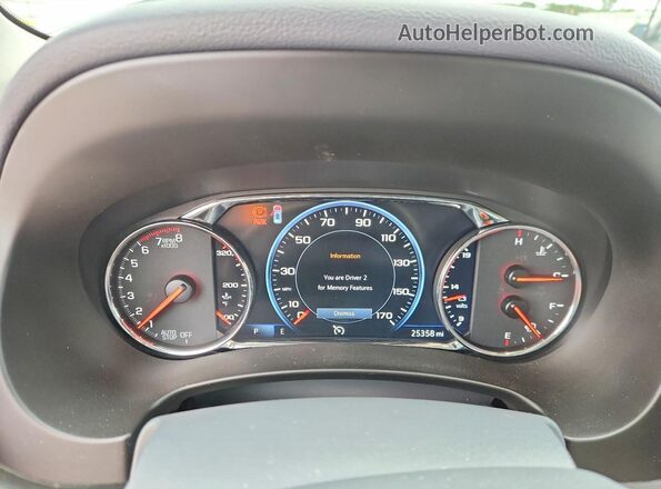 3GKALXEV5NL255069 2022 GMC TERRAIN Silver Vista del cuadro de instrumentos