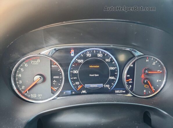 3GKALXEV6NL226017 2022 GMC TERRAIN Silver ხელსაწყოთა პანელის ხედი