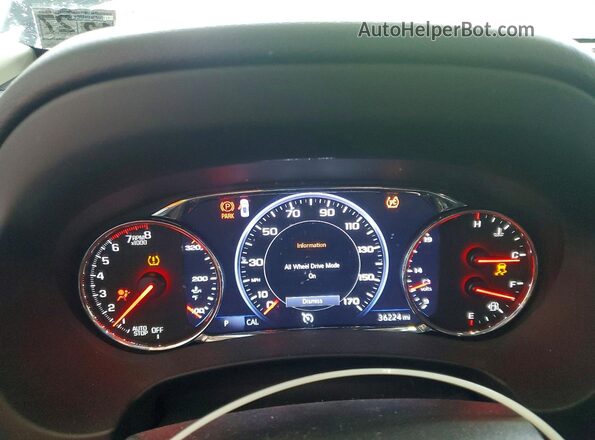 3GKALXEV7NL294469 2022 GMC TERRAIN Black Widok zestawu wskaźników