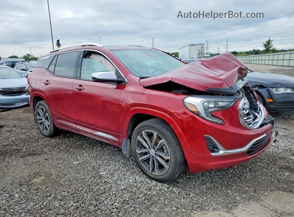 3GKALXEX0JL217079 2018 GMC TERRAIN Red Առջևի աջ