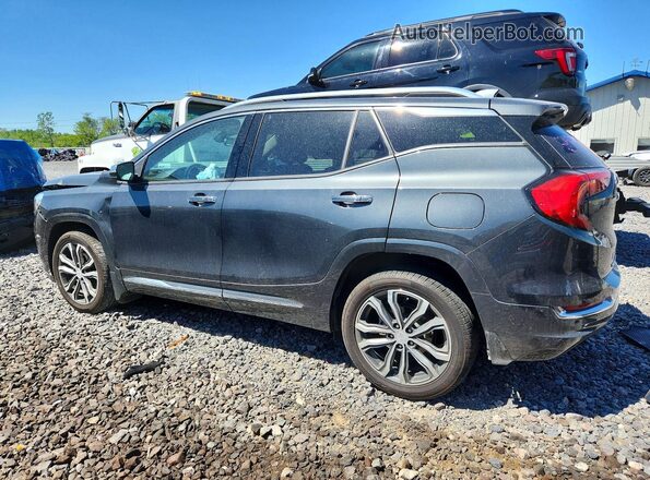 3GKALXEX0JL223223 2018 GMC TERRAIN Gray უკანა მარცხენა