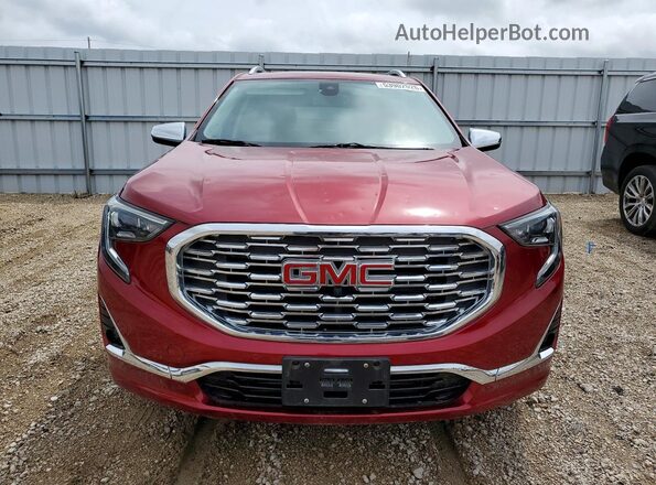 3GKALXEX0JL260966 2018 GMC TERRAIN Red წინა ხედი