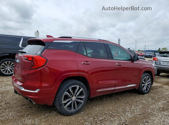 3GKALXEX0JL260966 2018 GMC TERRAIN Red უკანა მარჯვენა
