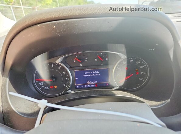 3GKALXEX0LL151197 2020 GMC TERRAIN Silver Instrument cluster view