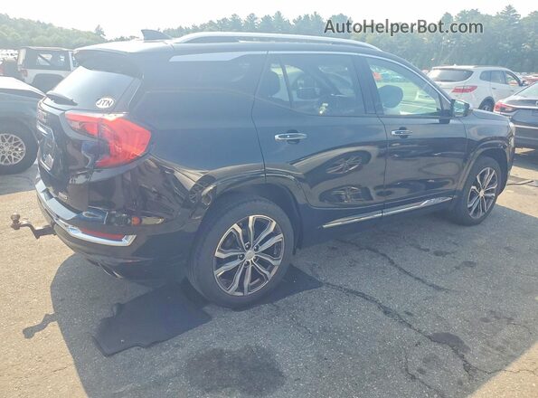 3GKALXEX1JL246395 2018 GMC TERRAIN Black Tył prawy
