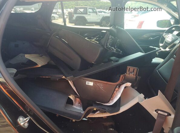 3GKALXEX1JL246395 2018 GMC TERRAIN Black Widok wnętrza z tyłu