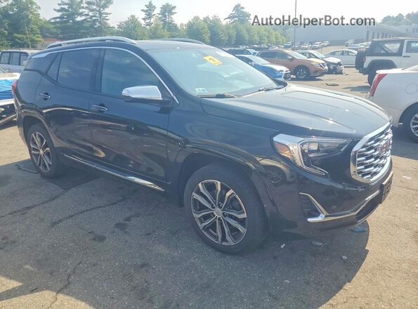 3GKALXEX1JL246395 2018 GMC TERRAIN Black Przód prawy