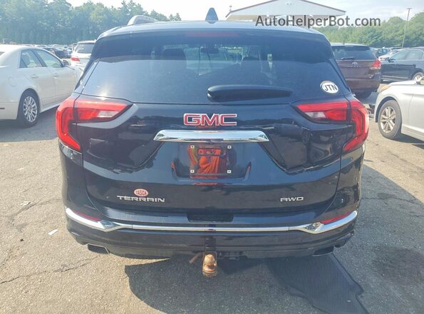 3GKALXEX1JL246395 2018 GMC TERRAIN Black Widok z tyłu