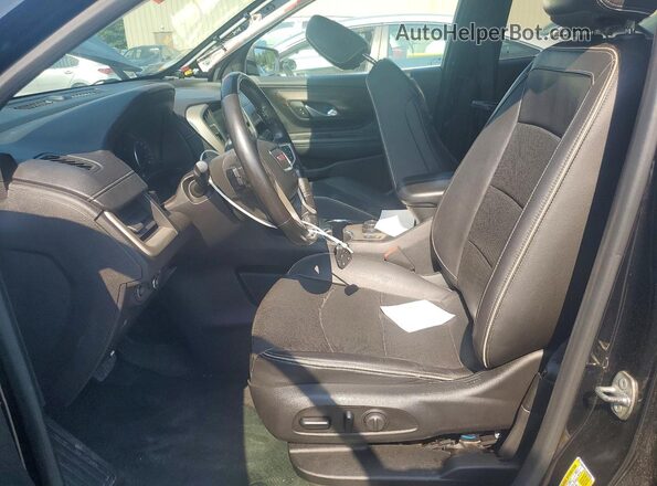 3GKALXEX1JL246395 2018 GMC TERRAIN Black Widok wnętrza z przodu