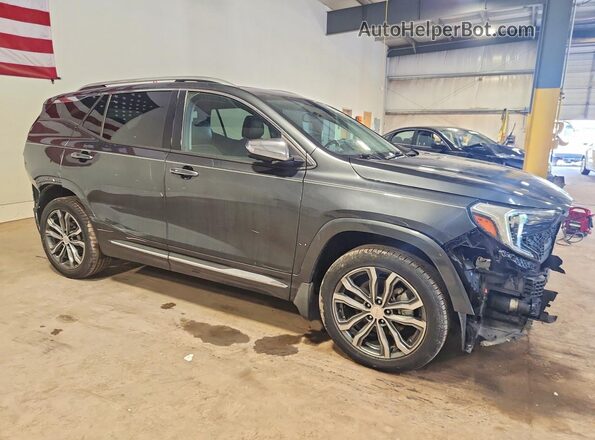 3GKALXEX1KL218761 2019 GMC TERRAIN Угольный Передняя правая четверть