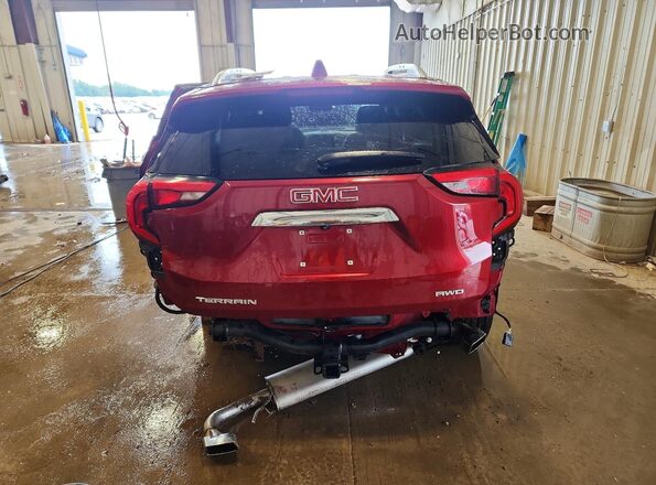 3GKALXEX2KL111718 2019 GMC TERRAIN Red Հետևի տեսք