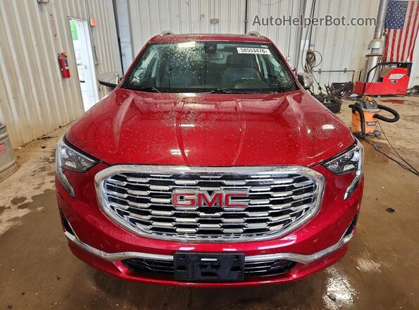 3GKALXEX2KL111718 2019 GMC TERRAIN Red Դիմացի տեսք