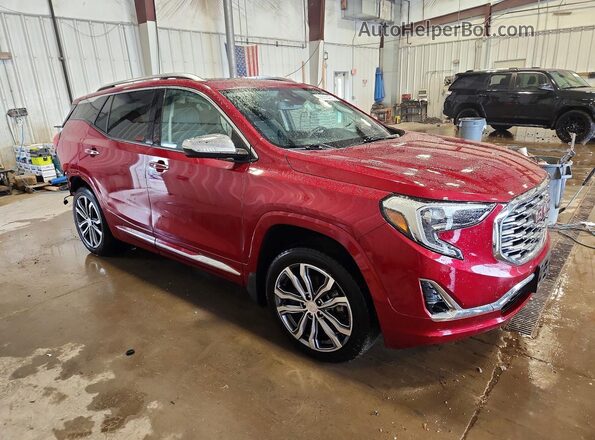 3GKALXEX2KL111718 2019 GMC TERRAIN Red Առջևի աջ