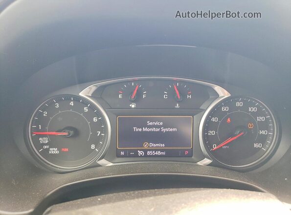 3GKALXEX2KL146968 2019 GMC TERRAIN Black Instrument cluster view