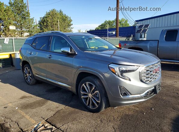 3GKALXEX2LL155364 2020 GMC TERRAIN Gray Delantero derecho