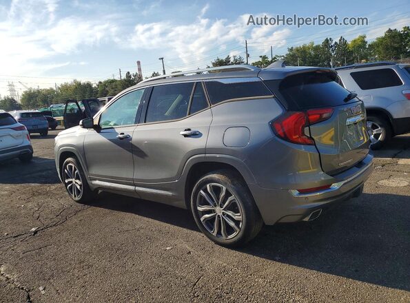 3GKALXEX2LL155364 2020 GMC TERRAIN Gray Trasero izquierdo