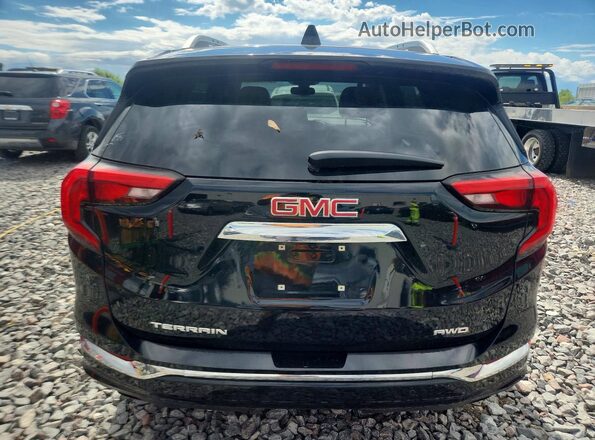 3GKALXEX3JL334221 2018 GMC TERRAIN Black უკანა ხედი