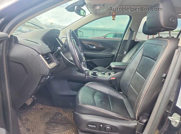 3GKALXEX3JL334221 2018 GMC TERRAIN Black წინა სალონის ხედი