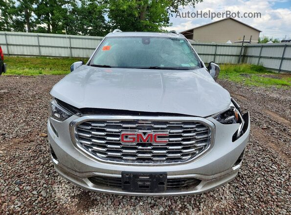 3GKALXEX3JL354680 2018 GMC TERRAIN Silver Вид спереду