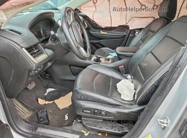 3GKALXEX3JL354680 2018 GMC TERRAIN Silver Вид салону спереду