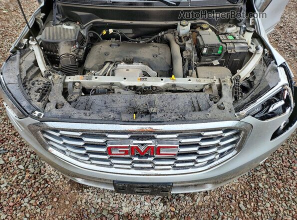 3GKALXEX3JL354680 2018 GMC TERRAIN Silver Вид підкапотного простору