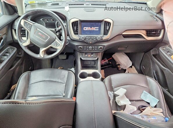 3GKALXEX3JL354680 2018 GMC TERRAIN Silver Вид панелі приладів