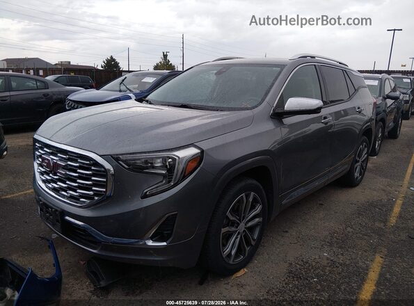3GKALXEX3KL183382 2019 GMC TERRAIN Gray Սարքավորումների վահանակի տեսք
