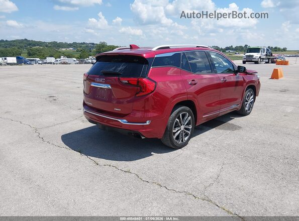 3GKALXEX3KL327545 2019 GMC TERRAIN Red Tył prawy