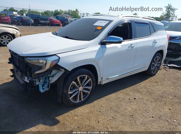 3GKALXEX4JL285532 2018 GMC TERRAIN White Передня ліва чверть