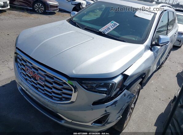 3GKALXEX5KL220027 2019 GMC TERRAIN Silver Առջևի ձախ երեք քառորդ տեսարան