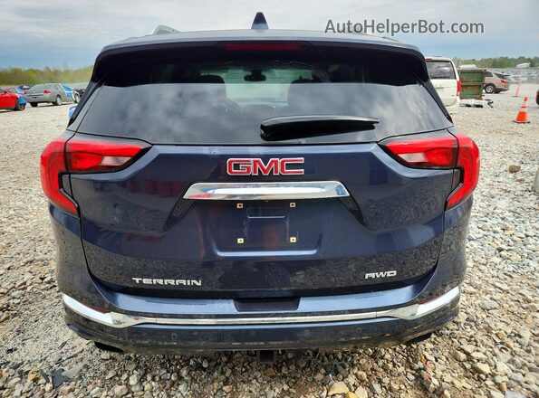 3GKALXEX8JL230548 2018 GMC TERRAIN Blue Vista trasera