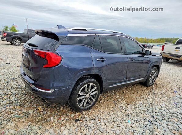 3GKALXEX8JL230548 2018 GMC TERRAIN Blue Trasero derecho
