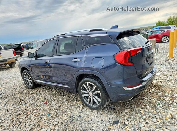 3GKALXEX8JL230548 2018 GMC TERRAIN Blue Trasero izquierdo