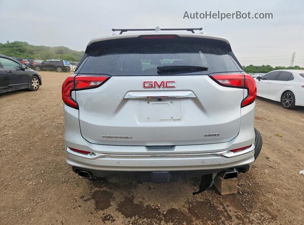 3GKALXEX8JL320105 2018 GMC TERRAIN Silver Rear view