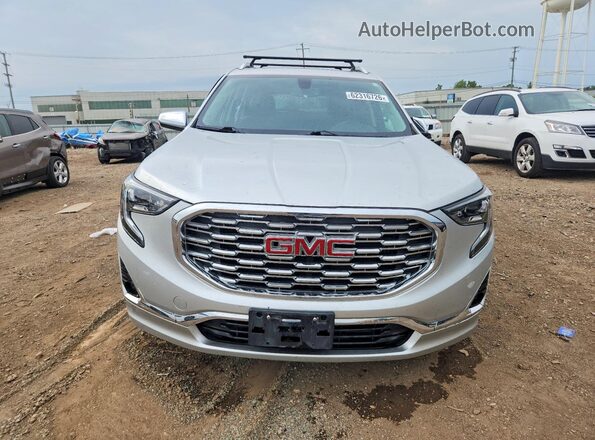3GKALXEX8JL320105 2018 GMC TERRAIN Silver Front view