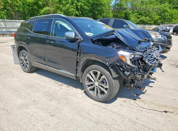 3GKALXEX8KL124442 2019 GMC TERRAIN Черный Передняя правая четверть