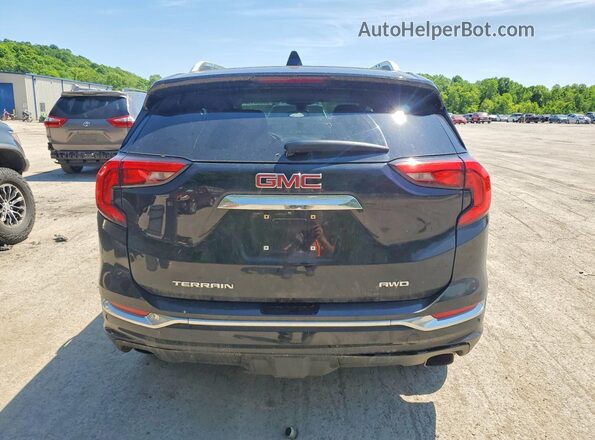 3GKALXEX8KL124442 2019 GMC TERRAIN Черный Вид сзади
