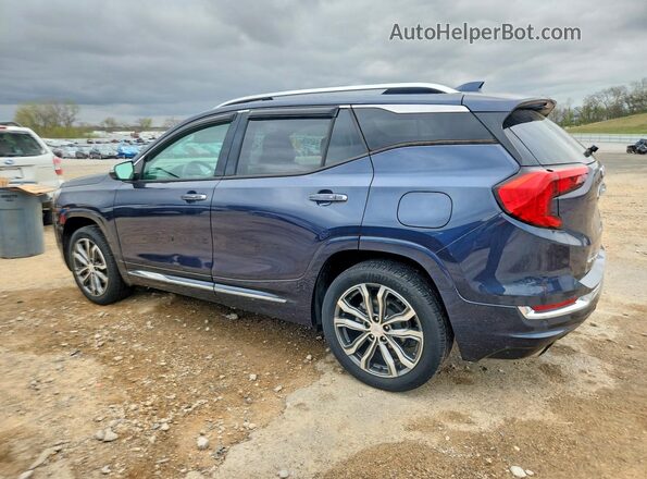 3GKALXEX8KL171051 2019 GMC TERRAIN Blue Trasero izquierdo