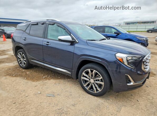 3GKALXEX8KL171051 2019 GMC TERRAIN Blue Delantero derecho